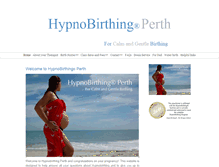 Tablet Screenshot of hypnobirthperth.com